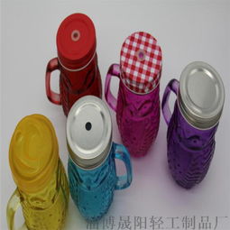 貓頭把手杯 創意與品質兼具的個性彩色玻璃杯