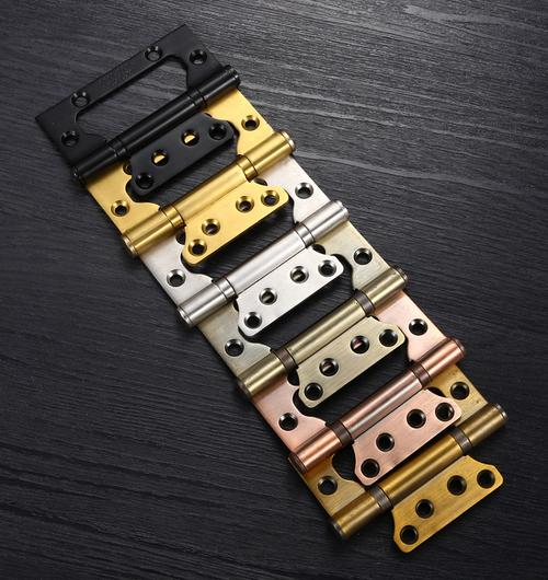 304不銹鋼子母合頁(yè)黑色鏈鉸免開槽木門房門古銅4寸5寸3片門吸合頁(yè) 4*3