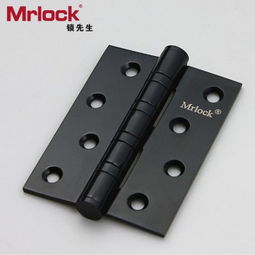 mrlock黑色不銹鋼合頁4寸軸承房門靜音合頁木門合頁