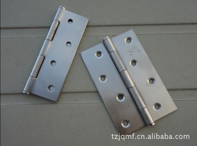 【小四寸不銹鋼合頁】價格,廠家,圖片,合頁、鉸鏈,臺州市路橋區(qū)金清民豐五金廠-
